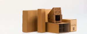 Simple brown box to complex die-cut production